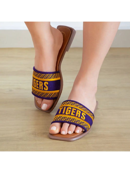 Bobbie Game Day Tigers Sandals