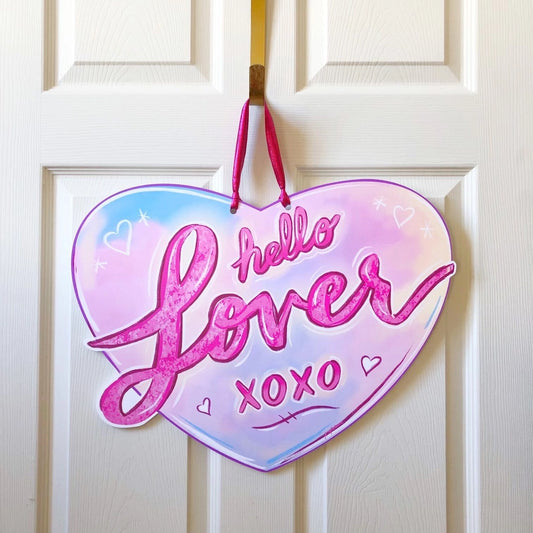 Hello Lover Heart Door Hanger - Swiftie