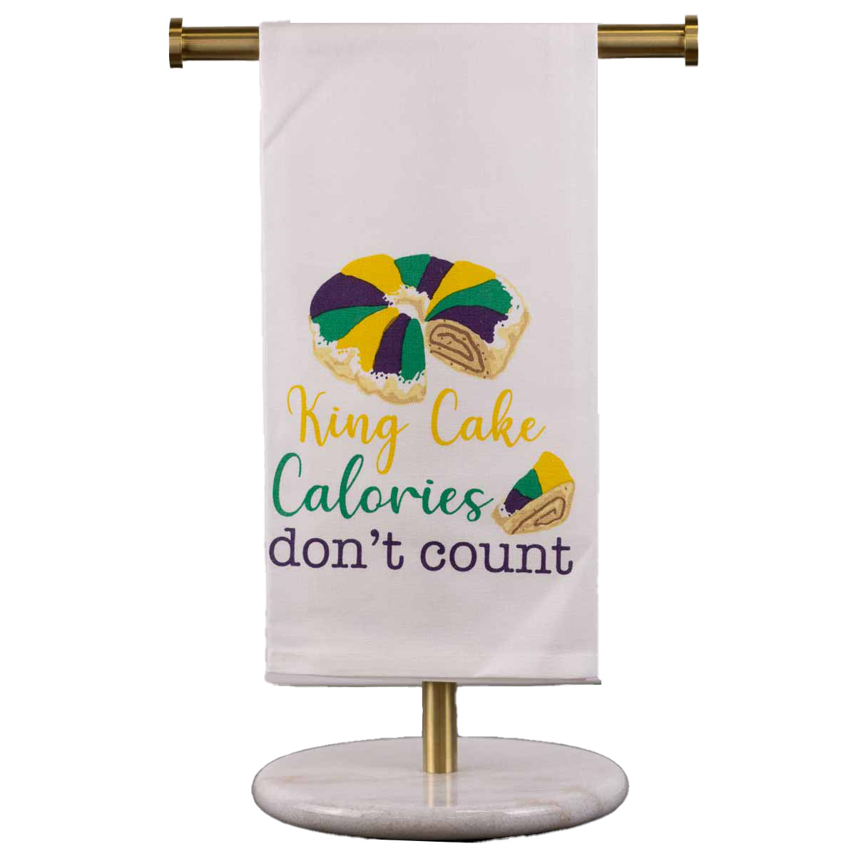 King Cake Calories Hand Towel