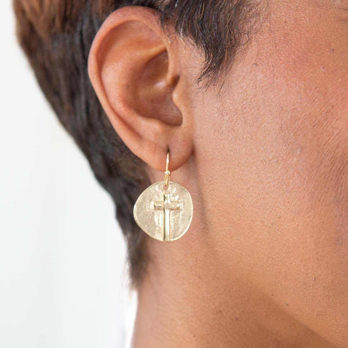 Ascension Cross Earrings
