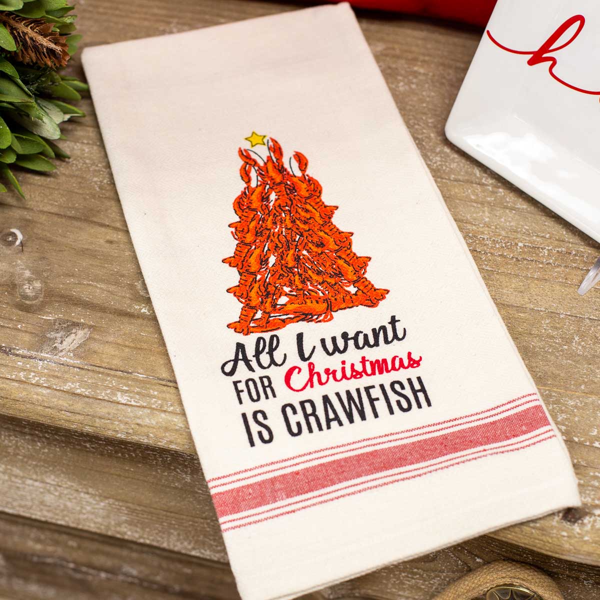Crawfish Tree Hand Towel