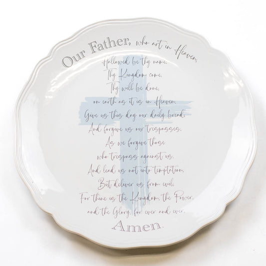 Lord's Prayer Round Platter
