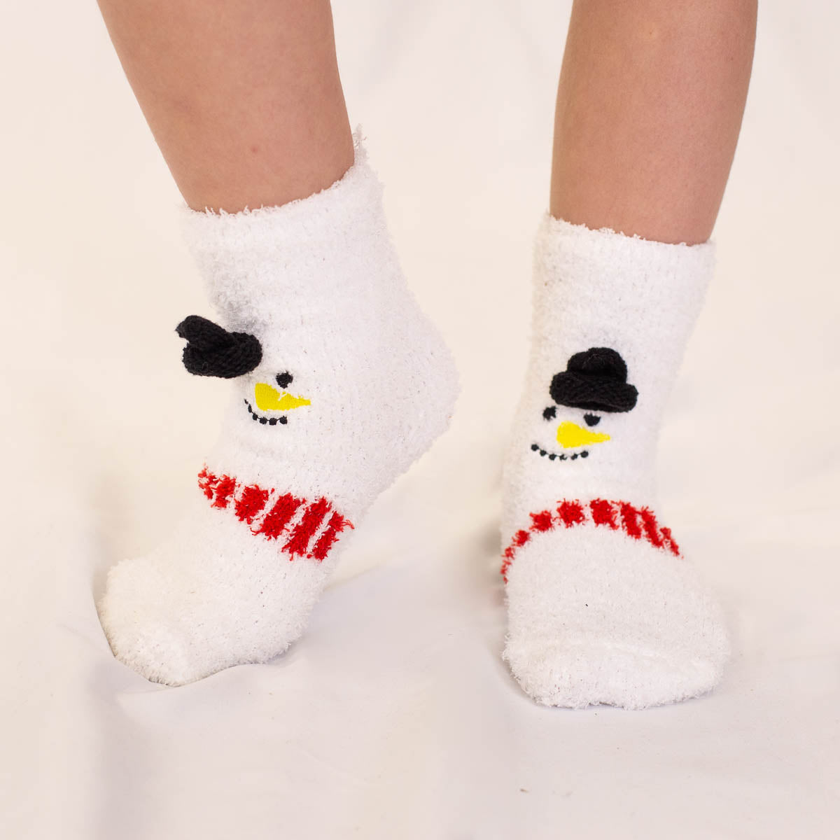Kids Snowman Cozy Socks