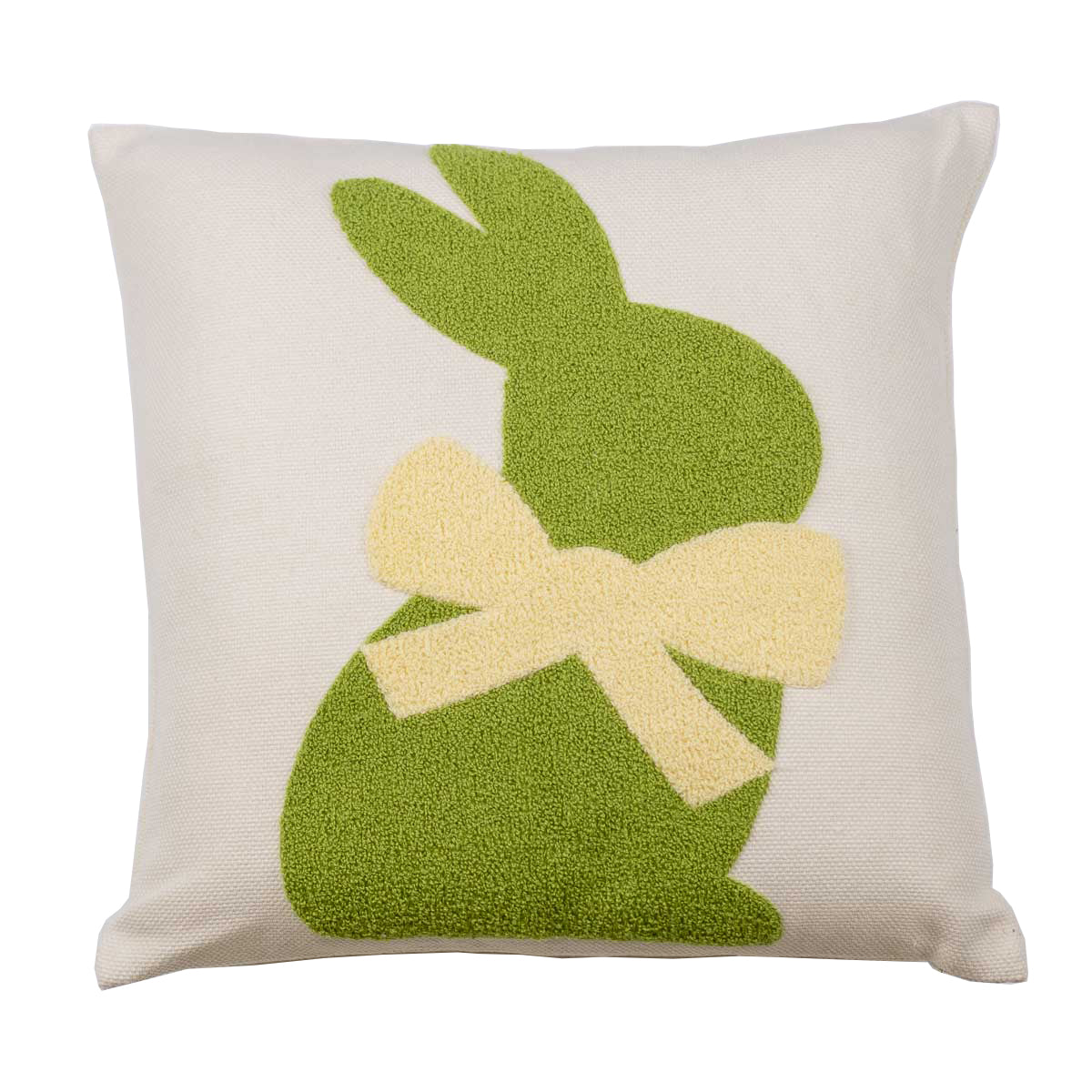 Embroidered Bunny Pillow