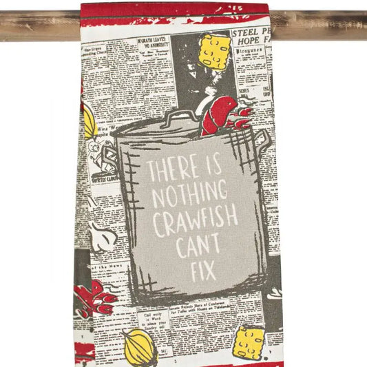 Kitchen Towel – There’S Nothing Crawfish Can’T Fix