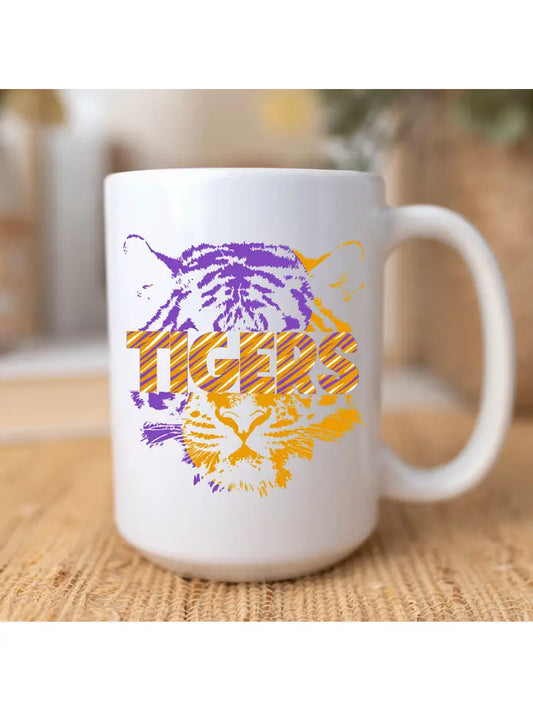 Coffee Mug- Split Tiger