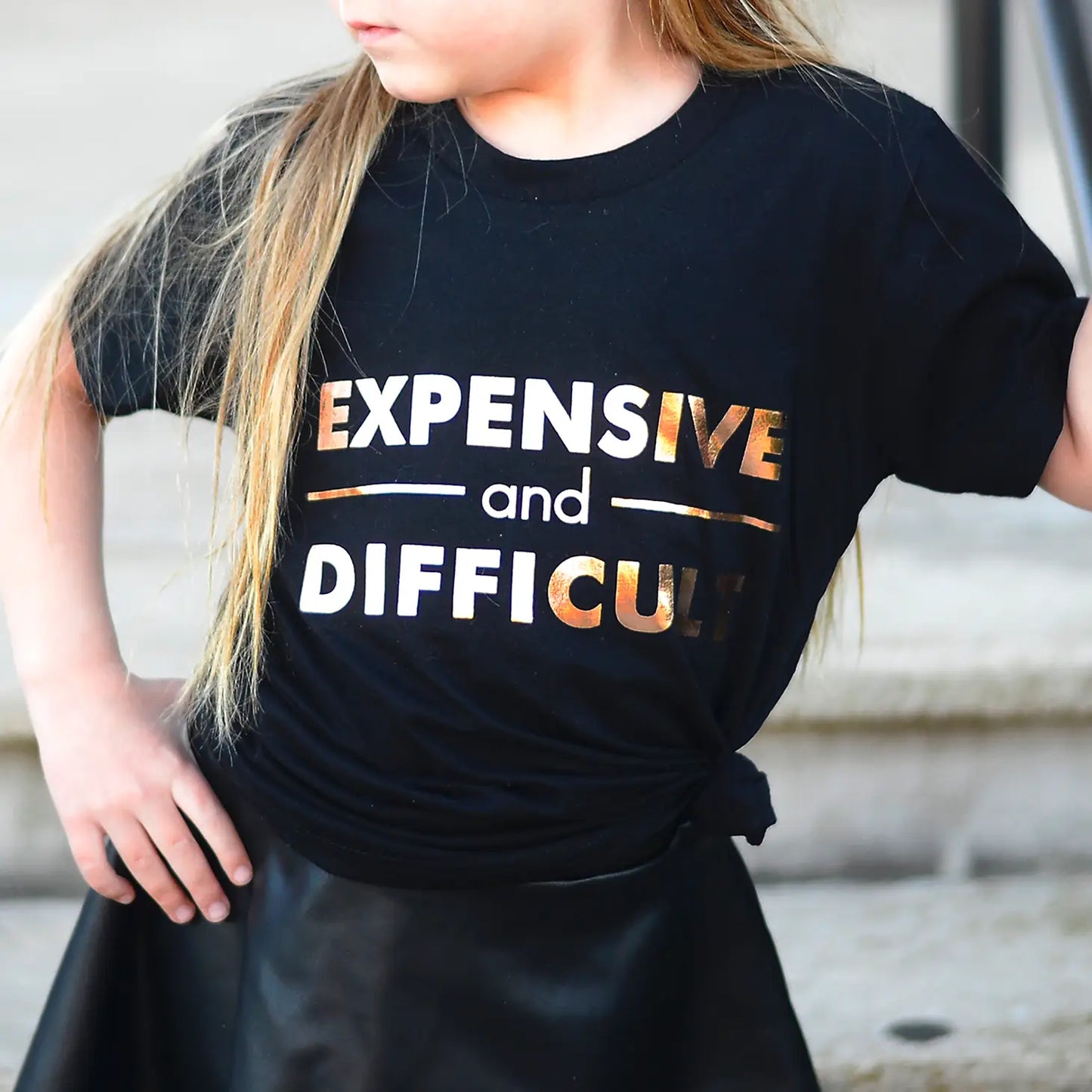 Expensive and Difficult Kid's Tee Shirt