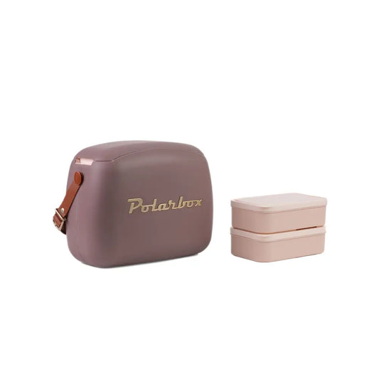 Polarbox Cooler Bag Urban Mulberry Gold