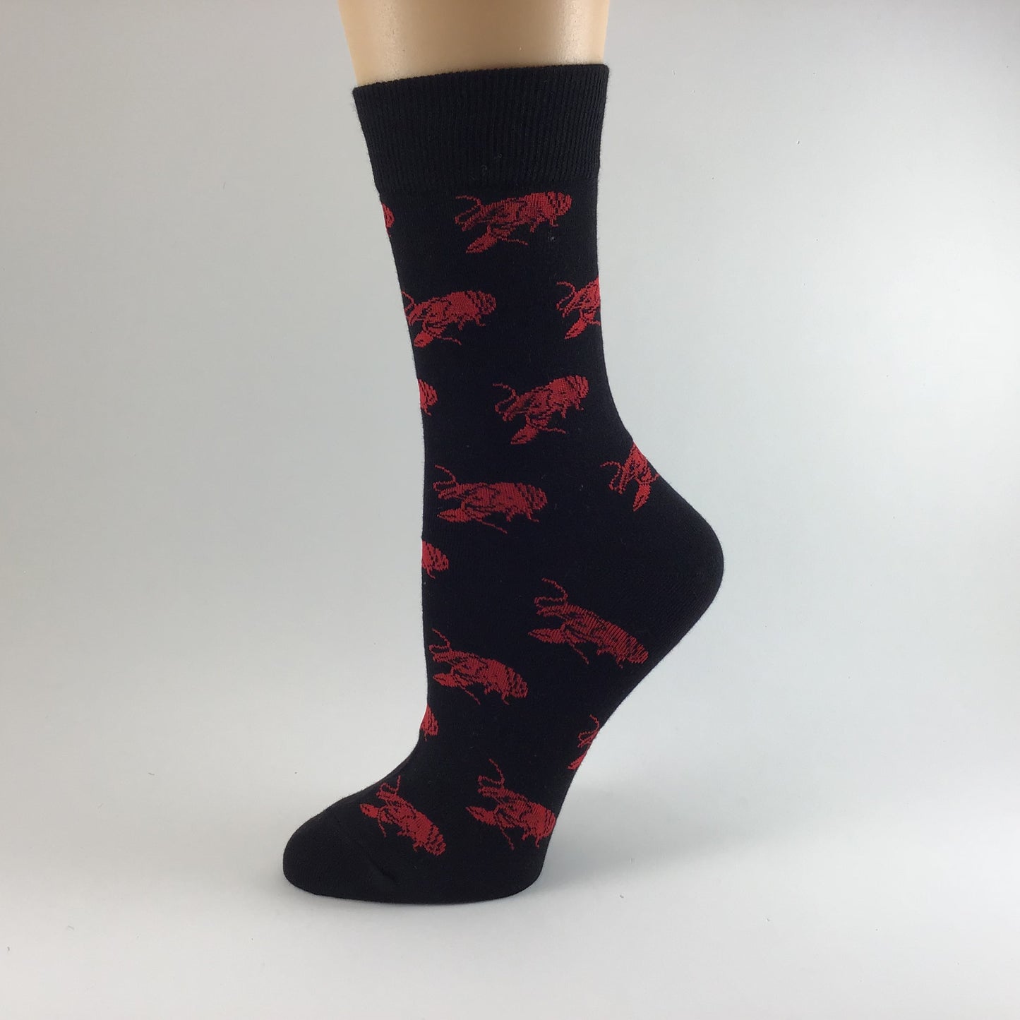 YoYo Men's Crawfish Socks-Black