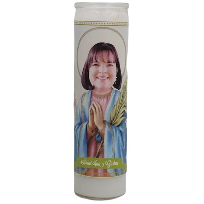 Ina Garten Devotional Prayer Saint Candle