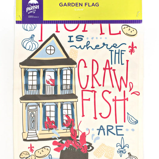 Garden Flag - Home Is Where the Crawfish Are