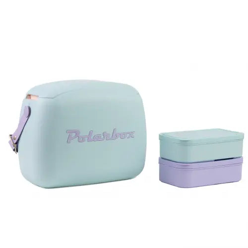 Polarbox Cooler Bag Summer Sky Blue-Lilac