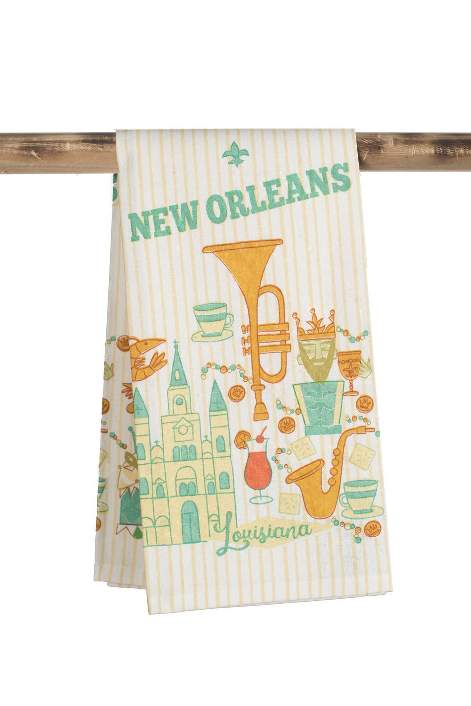 Kitchen Towel – New Orleans Stripes